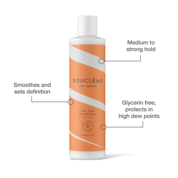 Boucleme - Haircare - Seal Shield Curl Defining Gel - Infographic