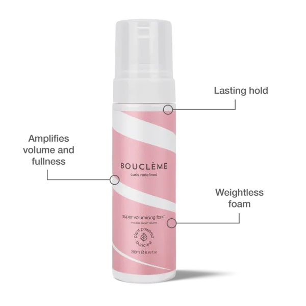 Boucleme - Haircare - Super Volumising Foam - Infographic